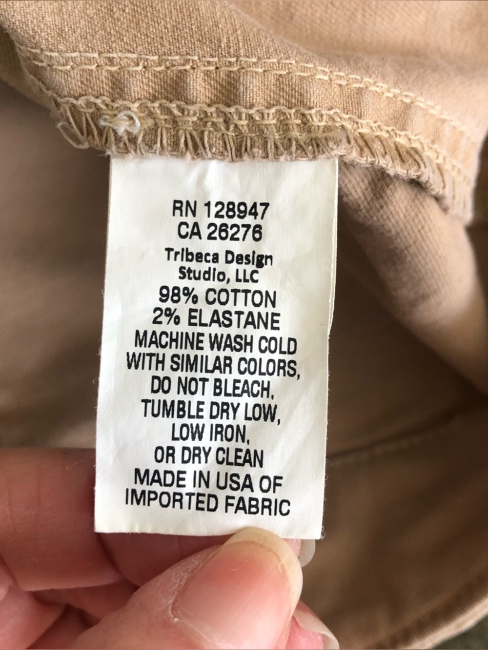 Nili Lotan Women’s Size 4 Slim Straight Jenna Pants Khaki Raw Hem Utility Twill - Picture 10 of 15